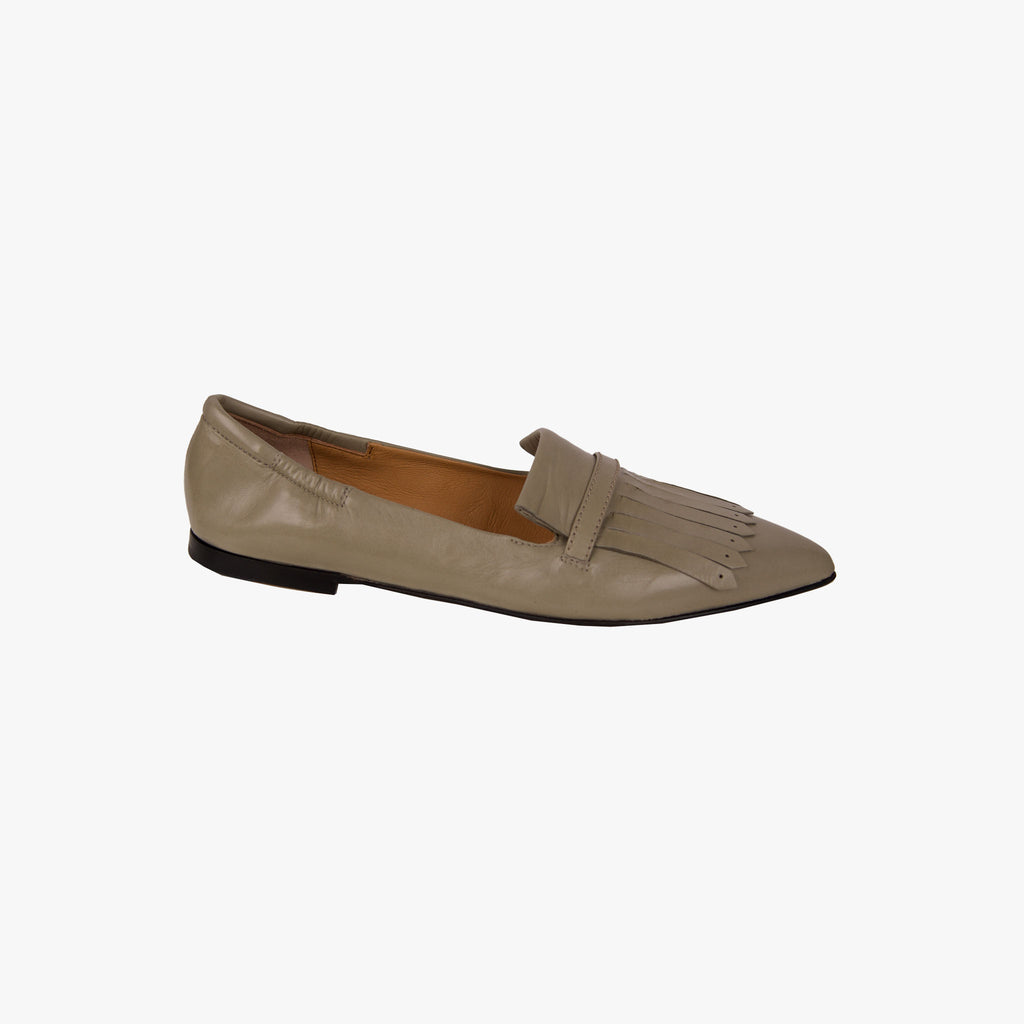 Pomme d'or Fransen Loafer | hellgrün