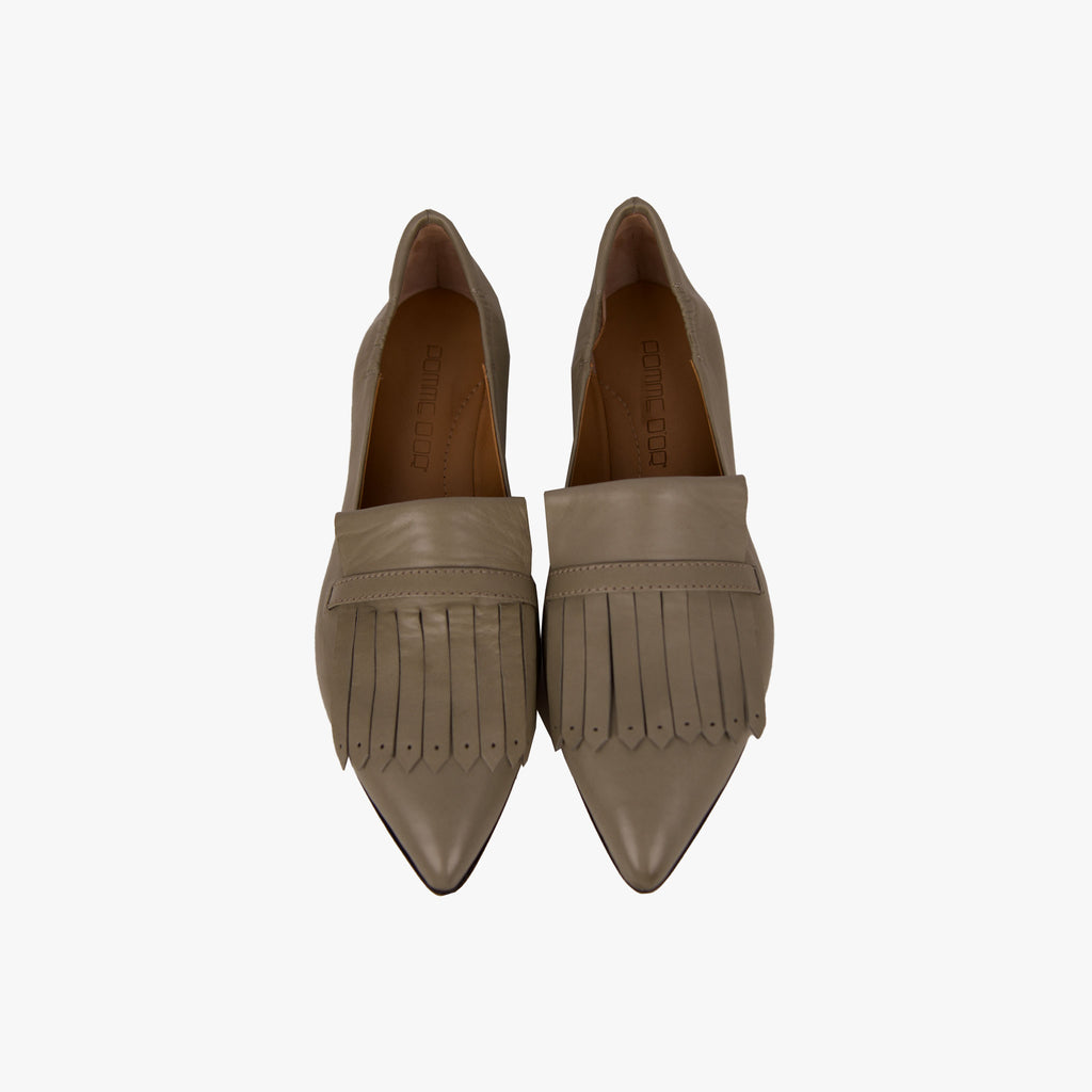 Pomme d'or Fransen Loafer | hellgrün