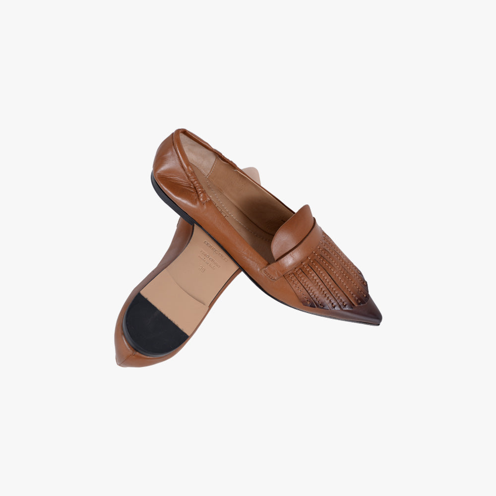 Loafer Fransen (braun, 36) | braun