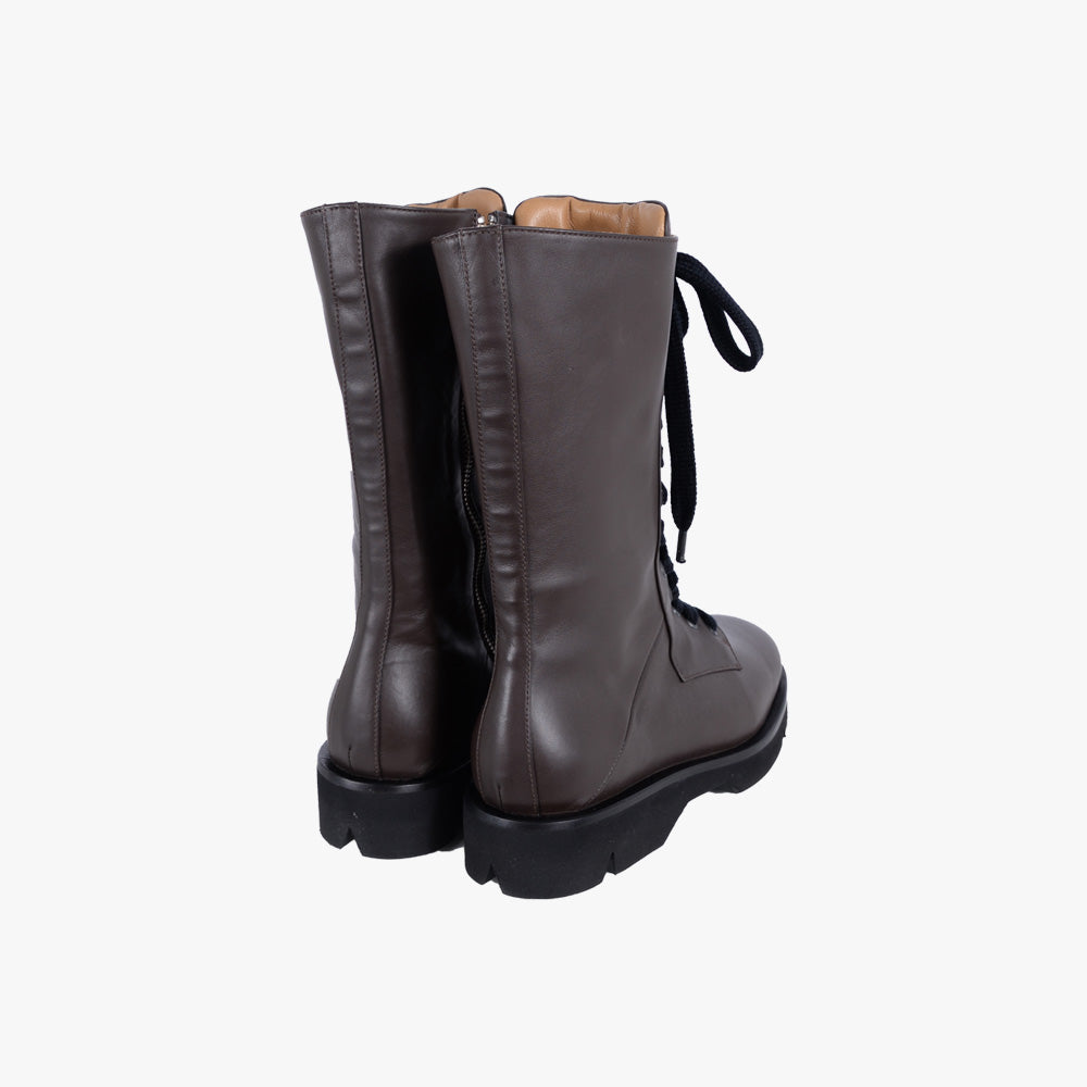 Schnürstiefel Vibramsohle (braun, 36) | braun