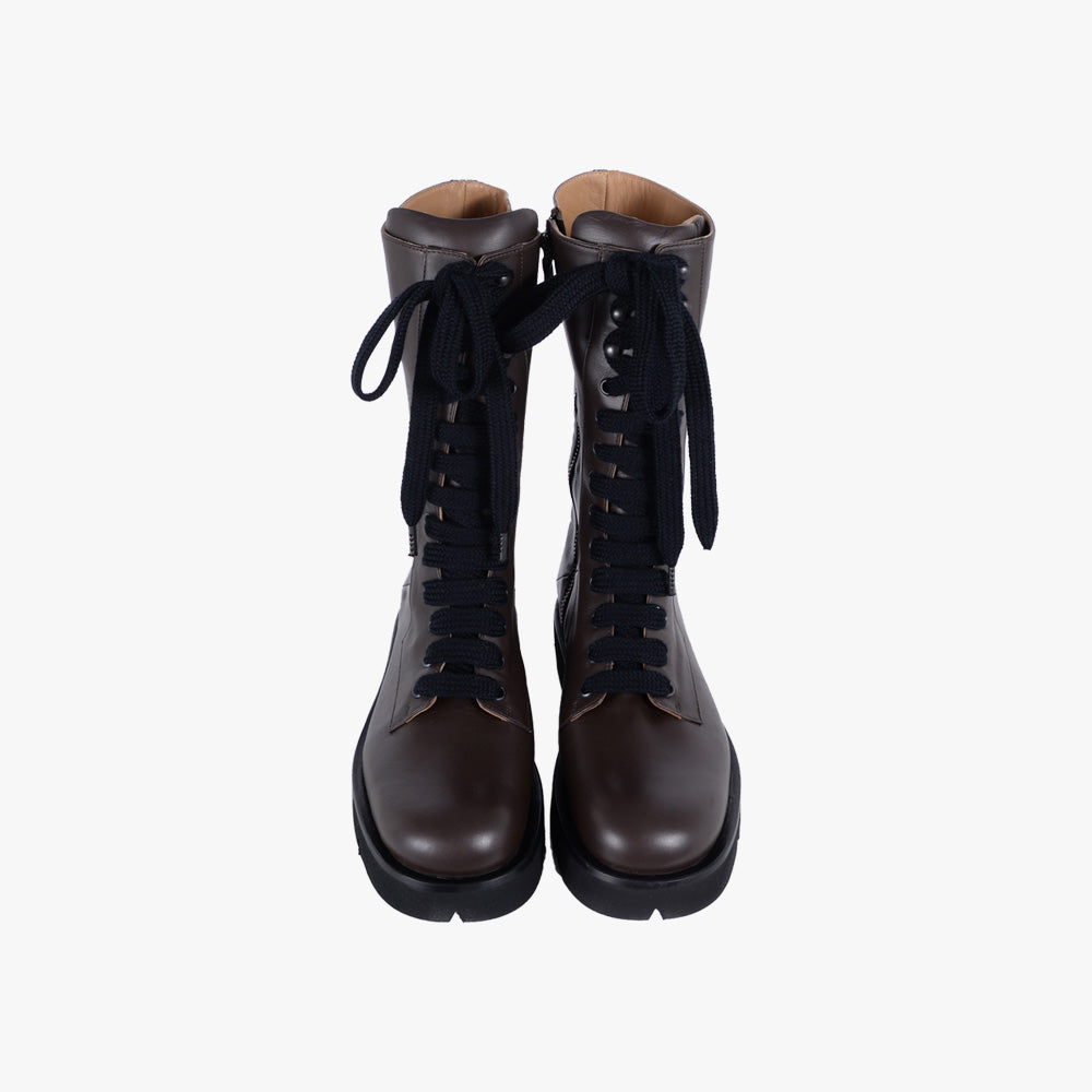 Schnürstiefel Vibramsohle (braun, 36) | braun