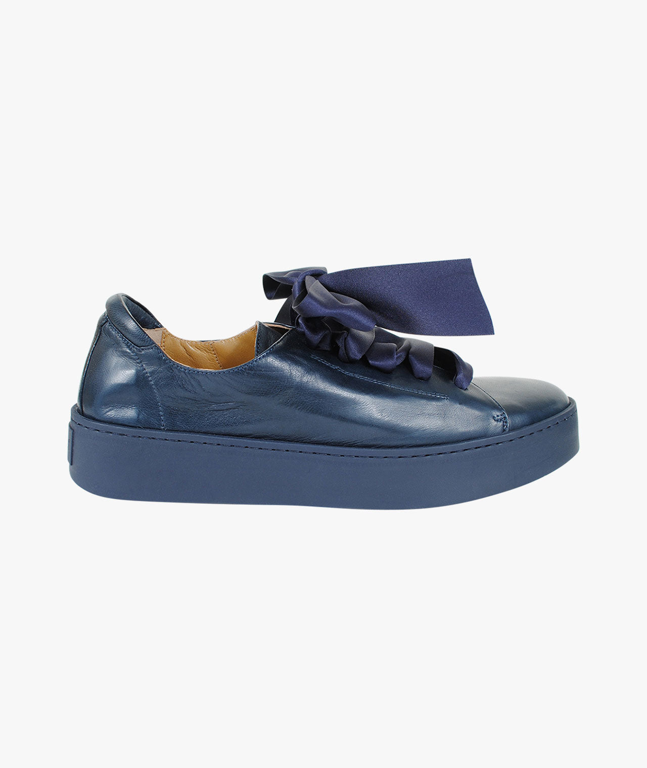 Sneaker Satinband | dunkelblau