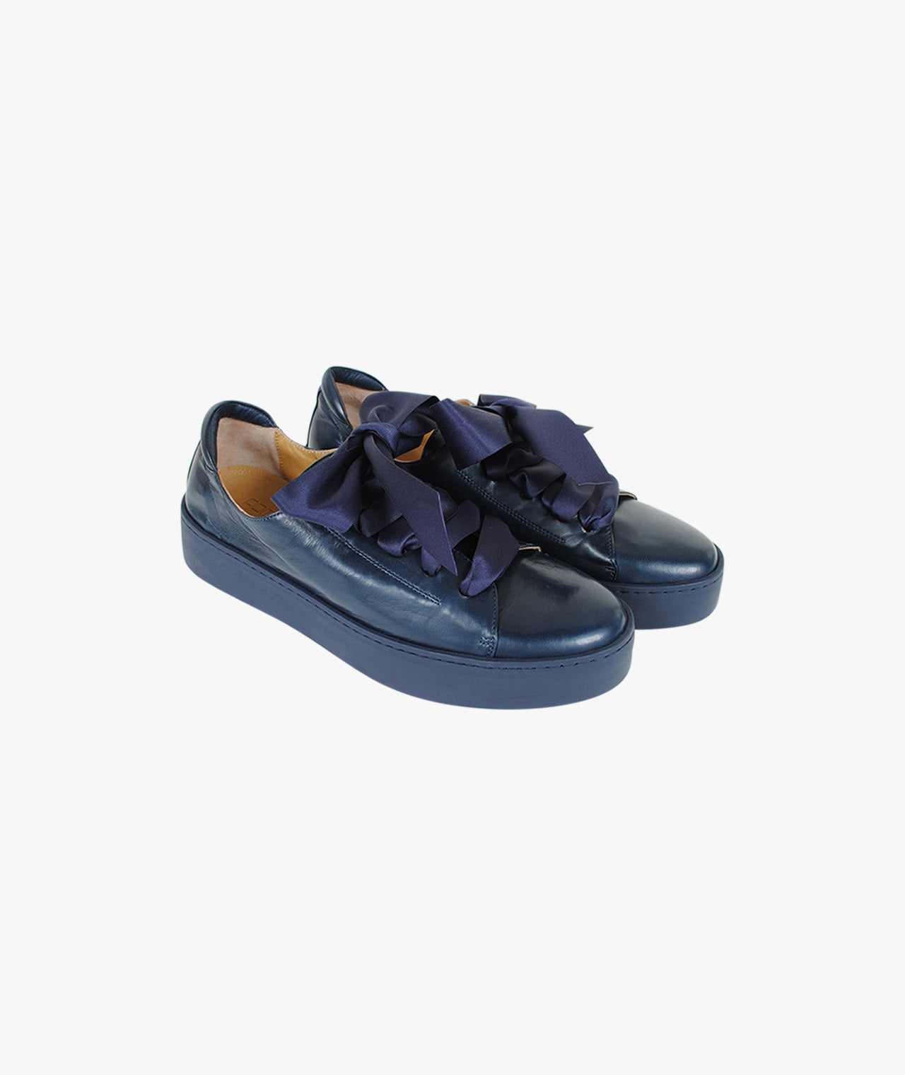 Sneaker Satinband | dunkelblau