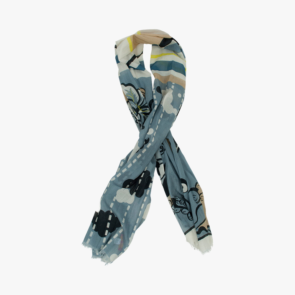 Schal Cloud (taubenblau, 1-size) | taubenblau