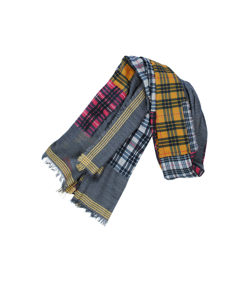 Schal Doublelayer | grau