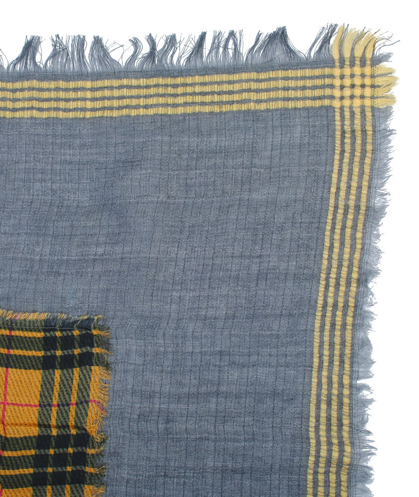 Schal Doublelayer | grau