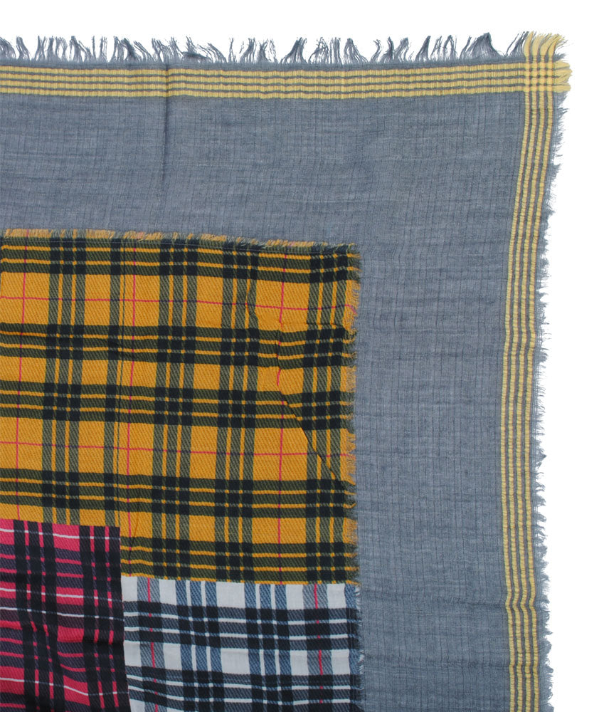 Schal Doublelayer | grau