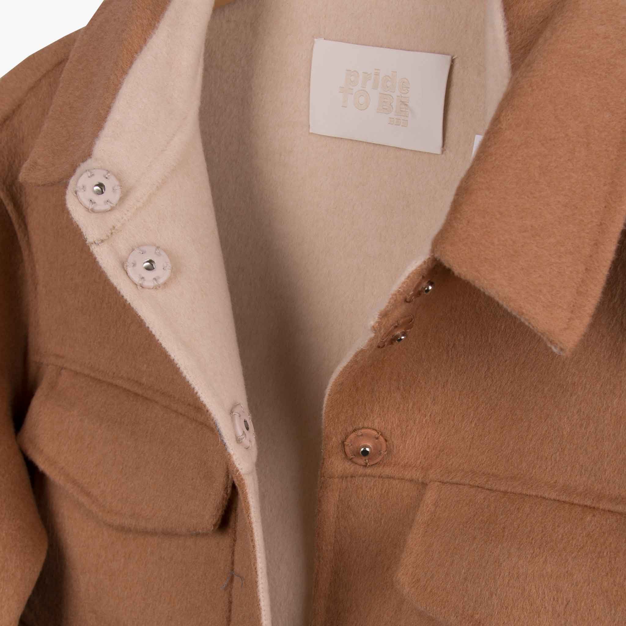 Pride to be Overjacket Wolle | camel