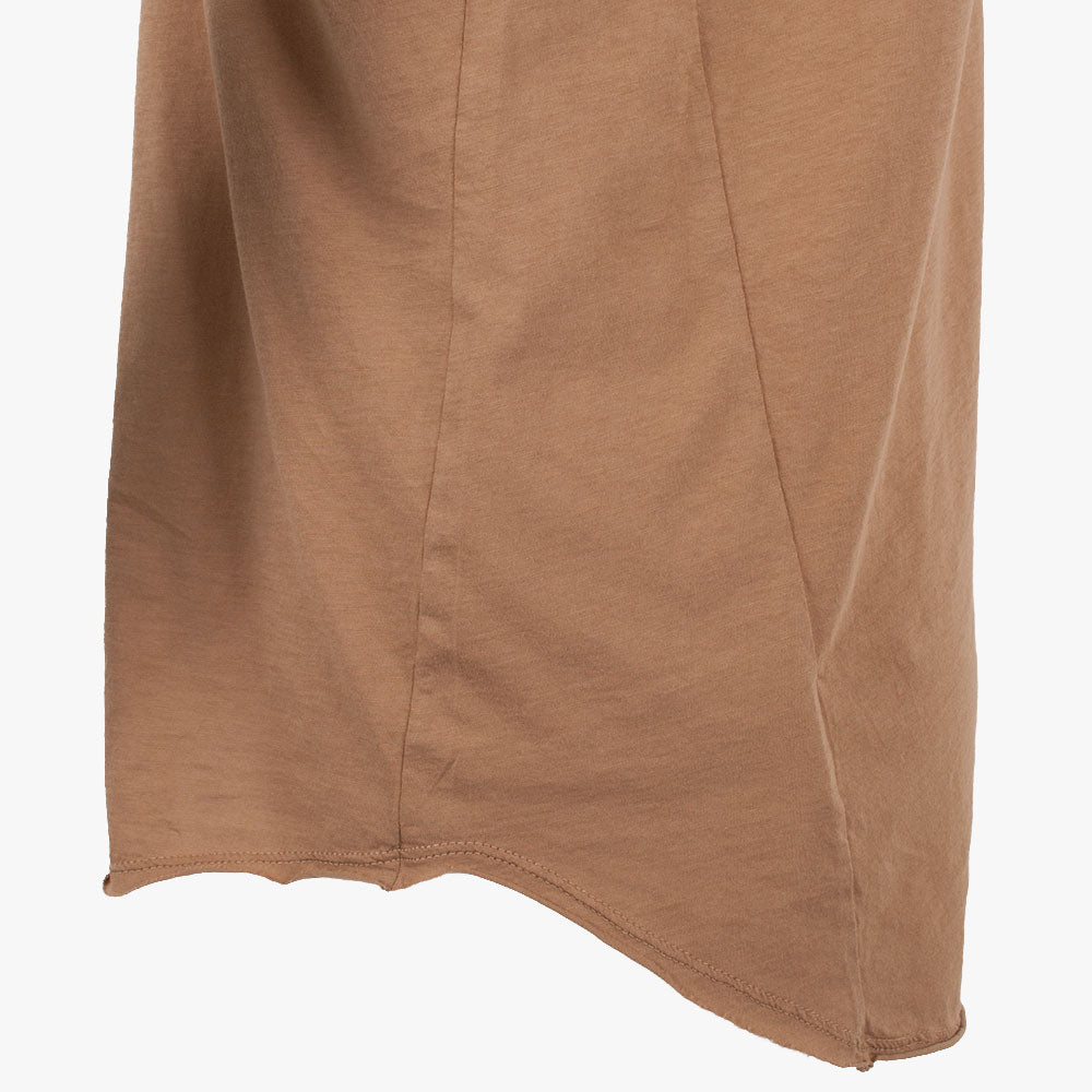 A-Shirt Blanca, Detail Saum | braun