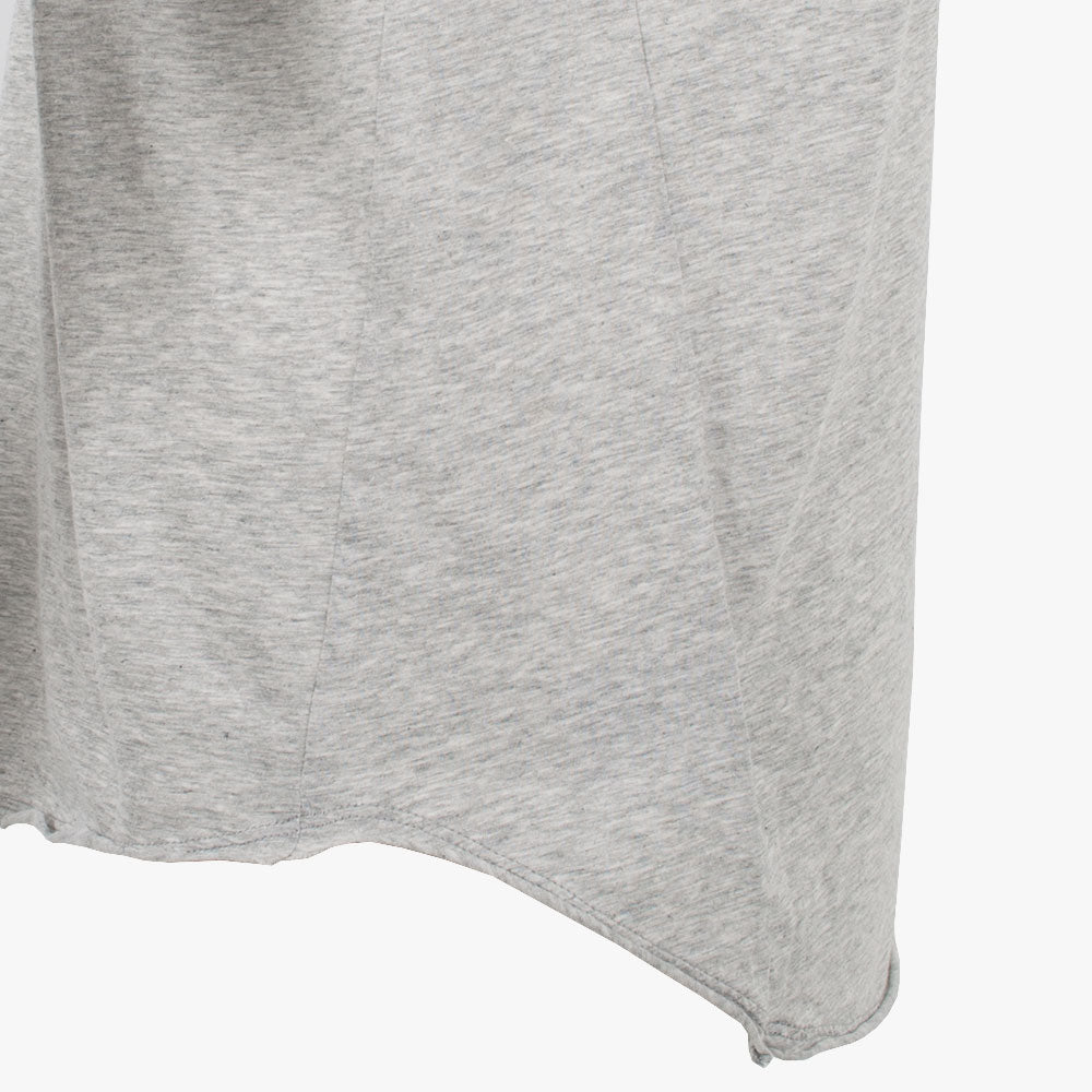 A-Shirt Blanca, Detail Saum | graumelange