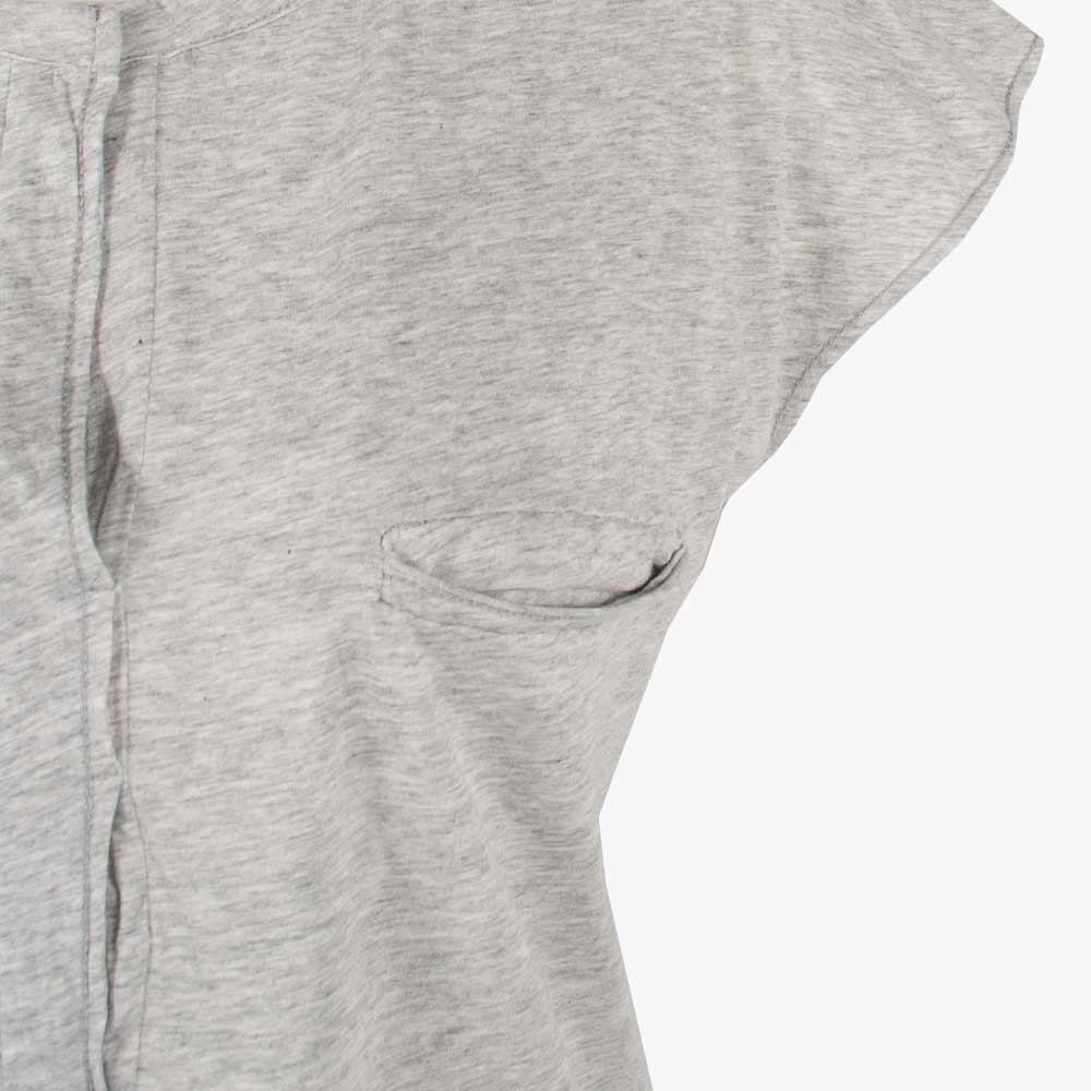 A-Shirt Blanca, Detail Tasche | graumelange