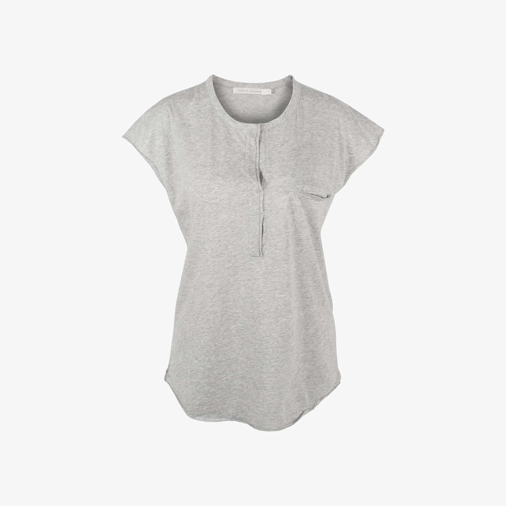 A-Shirt Blanca, Vorderansicht | graumelange