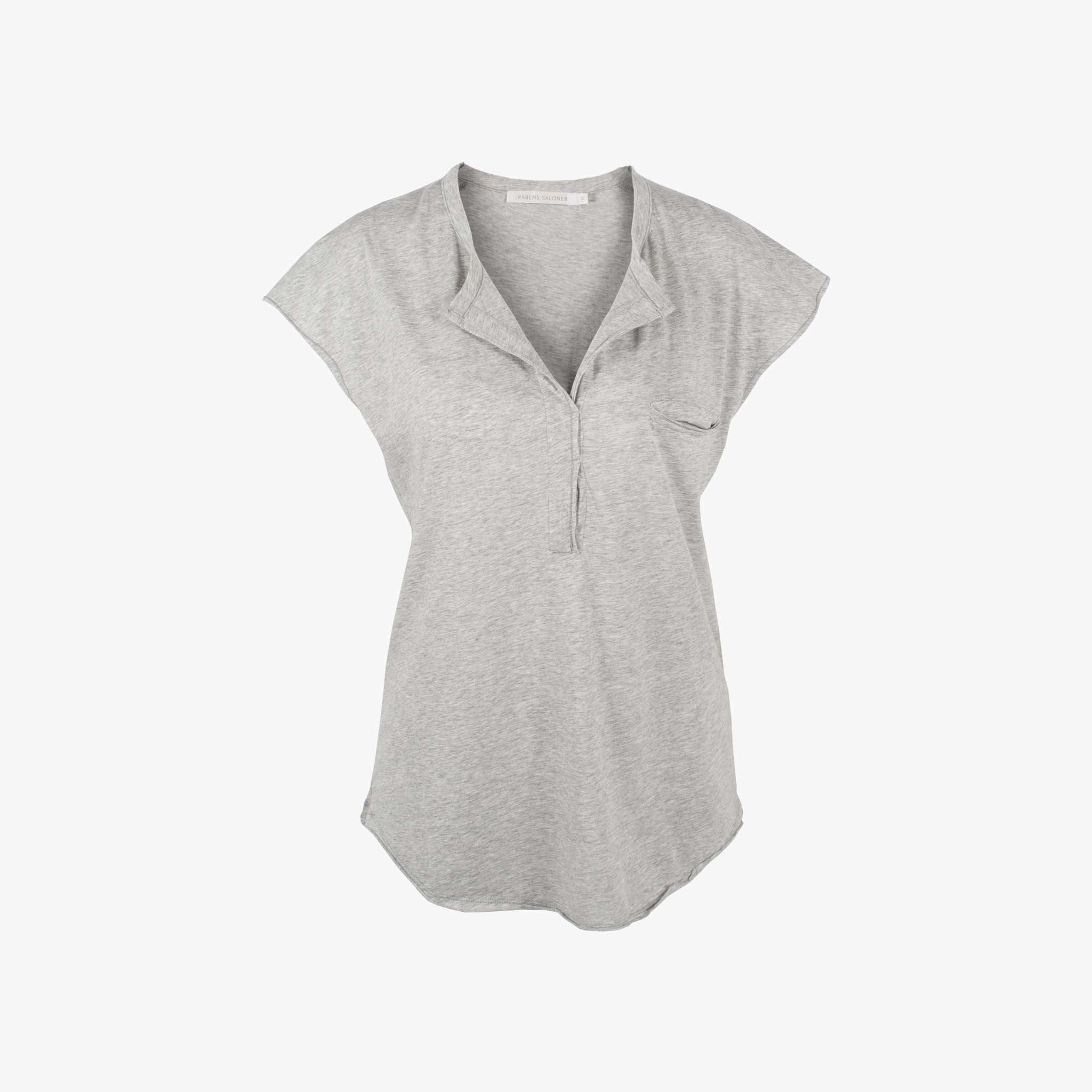 A-Shirt Blanca, Vorderansicht | graumelange