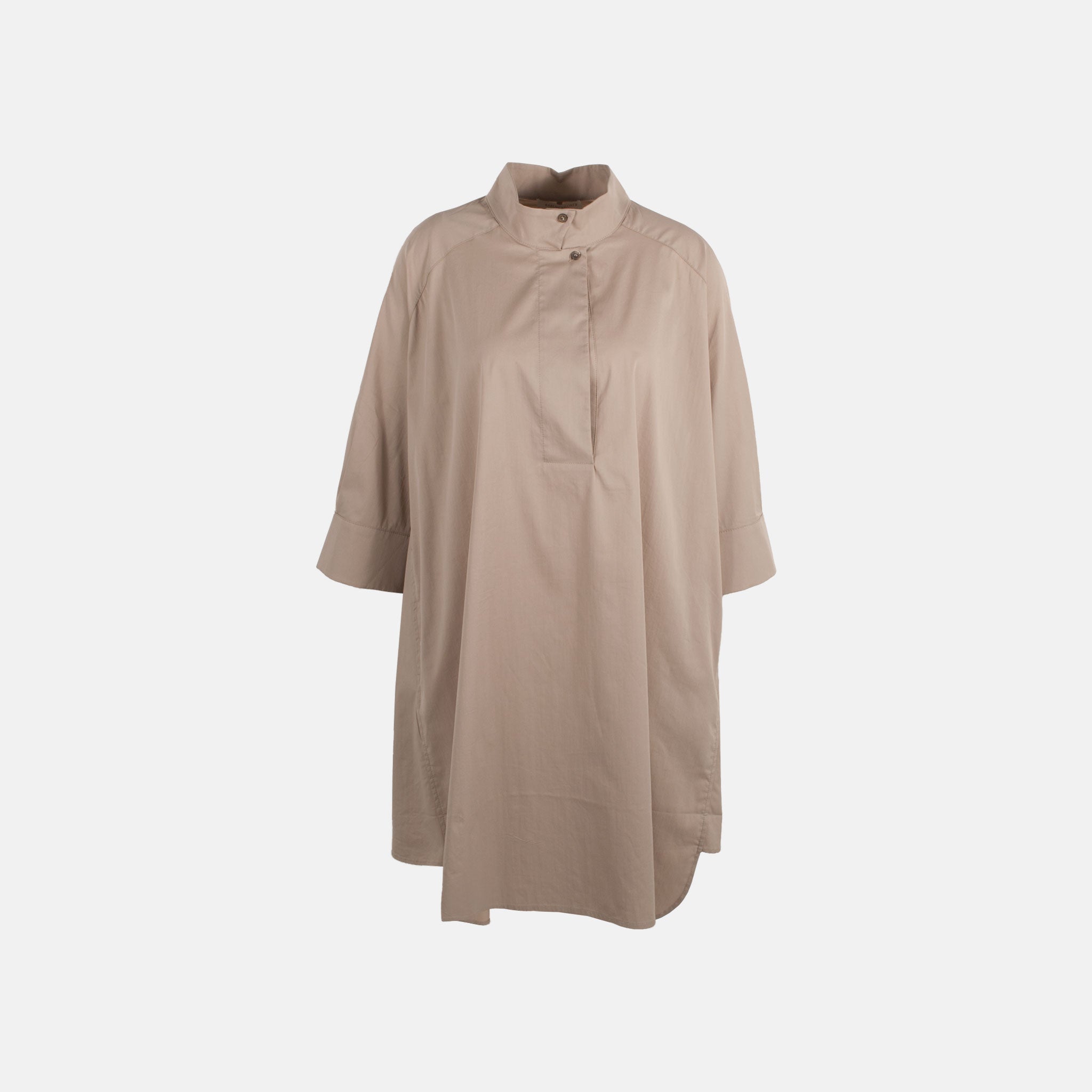 Hemdblusenkleid uni | sand