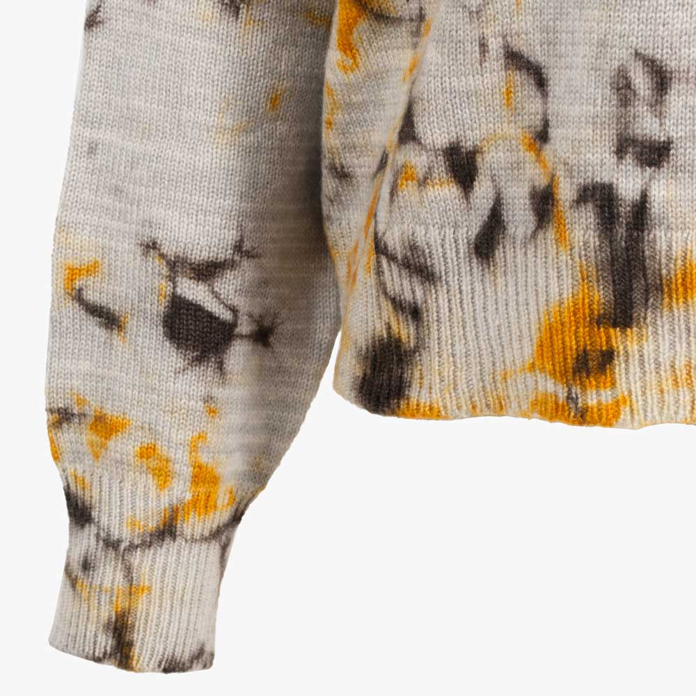Rabens Saloner Pulli Batik Jasmin | grau