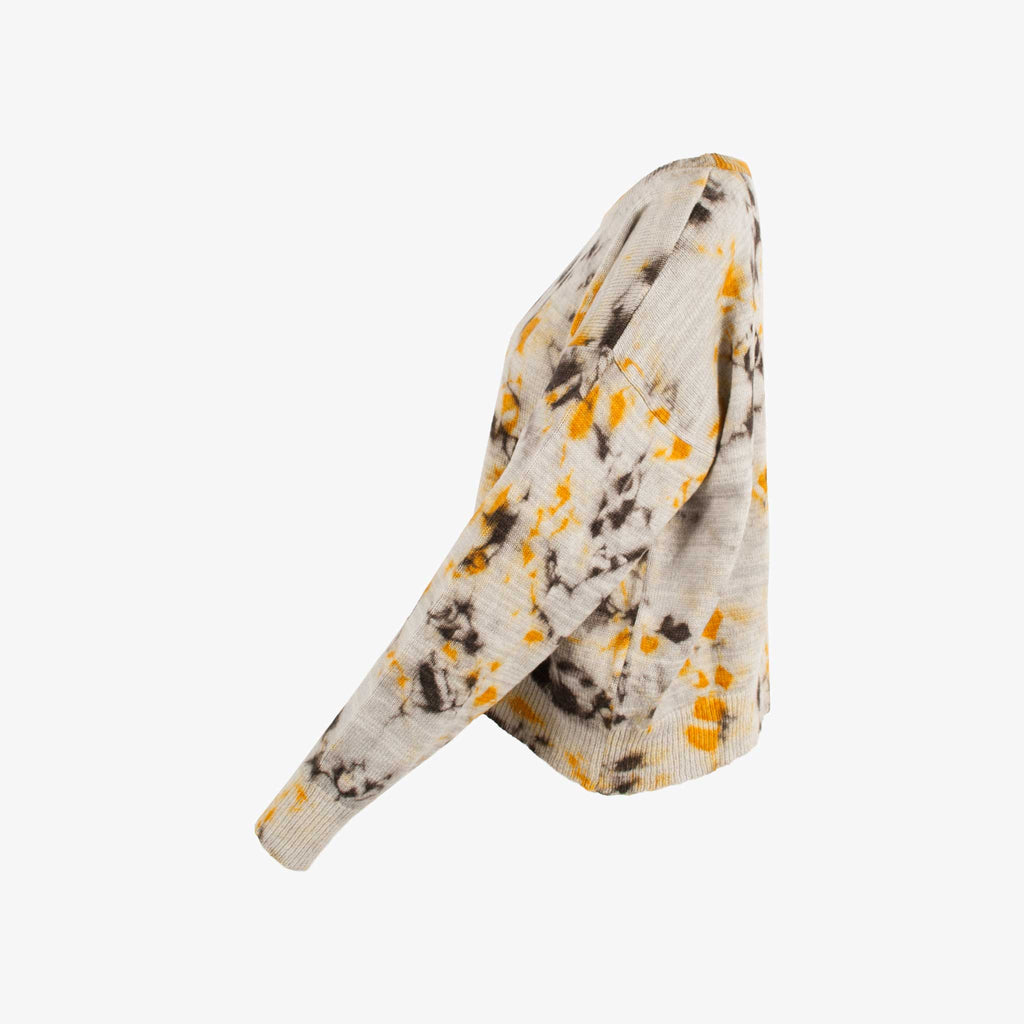 Rabens Saloner Pulli Batik Jasmin | grau