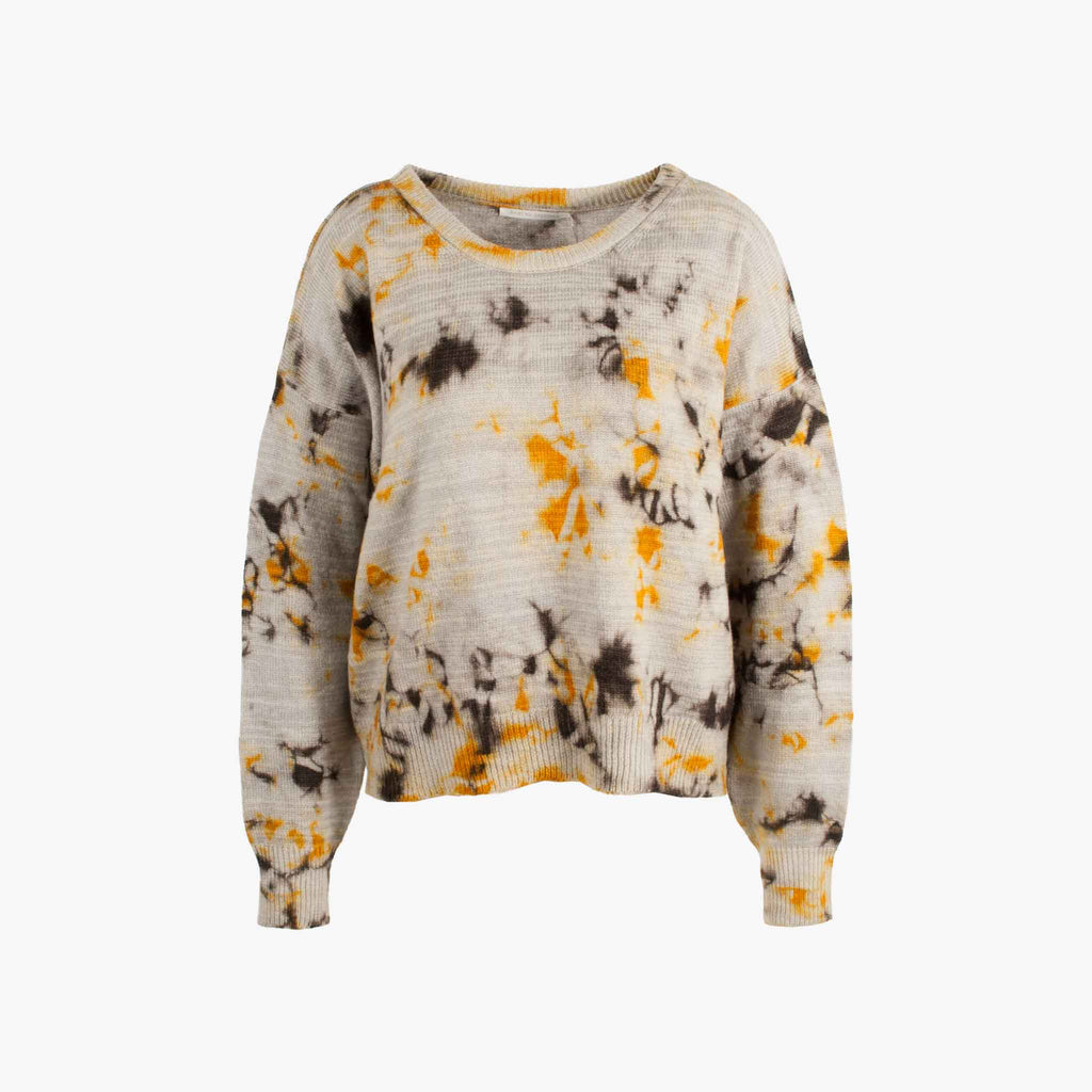 Rabens Saloner Pulli Batik Jasmin | grau