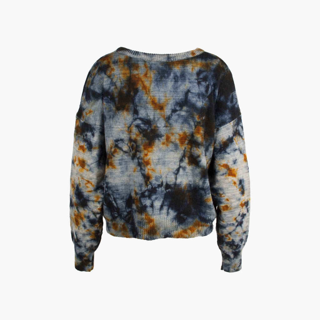Rabens Saloner Pulli Batik Jasmin | navy