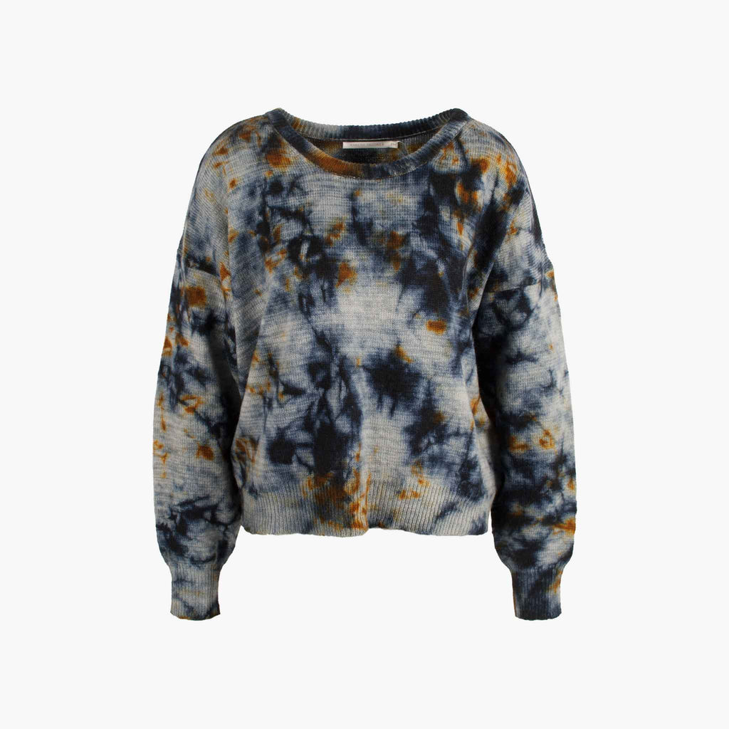 Rabens Saloner Pulli Batik Jasmin | navy