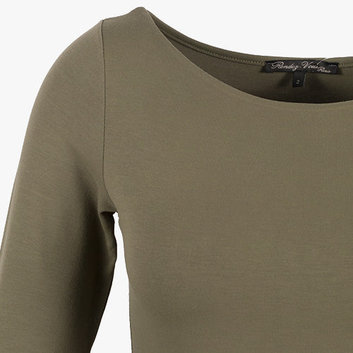 1/1 U-Shirt Doris (khaki, XS) | khaki