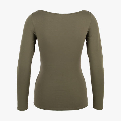 1/1 U-Shirt Doris (khaki, XS) | khaki