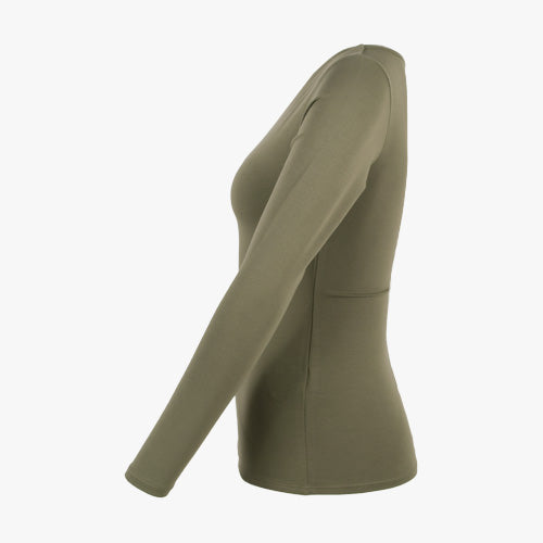 1/1 U-Shirt Doris (khaki, XS) | khaki