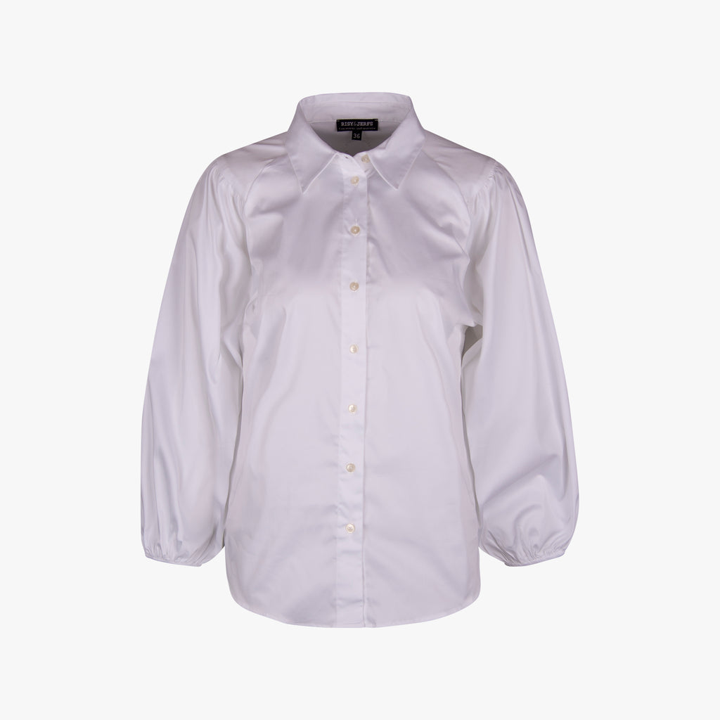 Risy & Jerfs Bluse Ballonarm | weiß