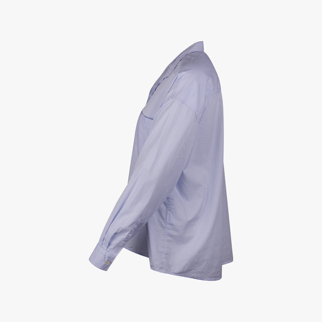 Risy & Jerfs Bluse Finestripe | blau-weiß