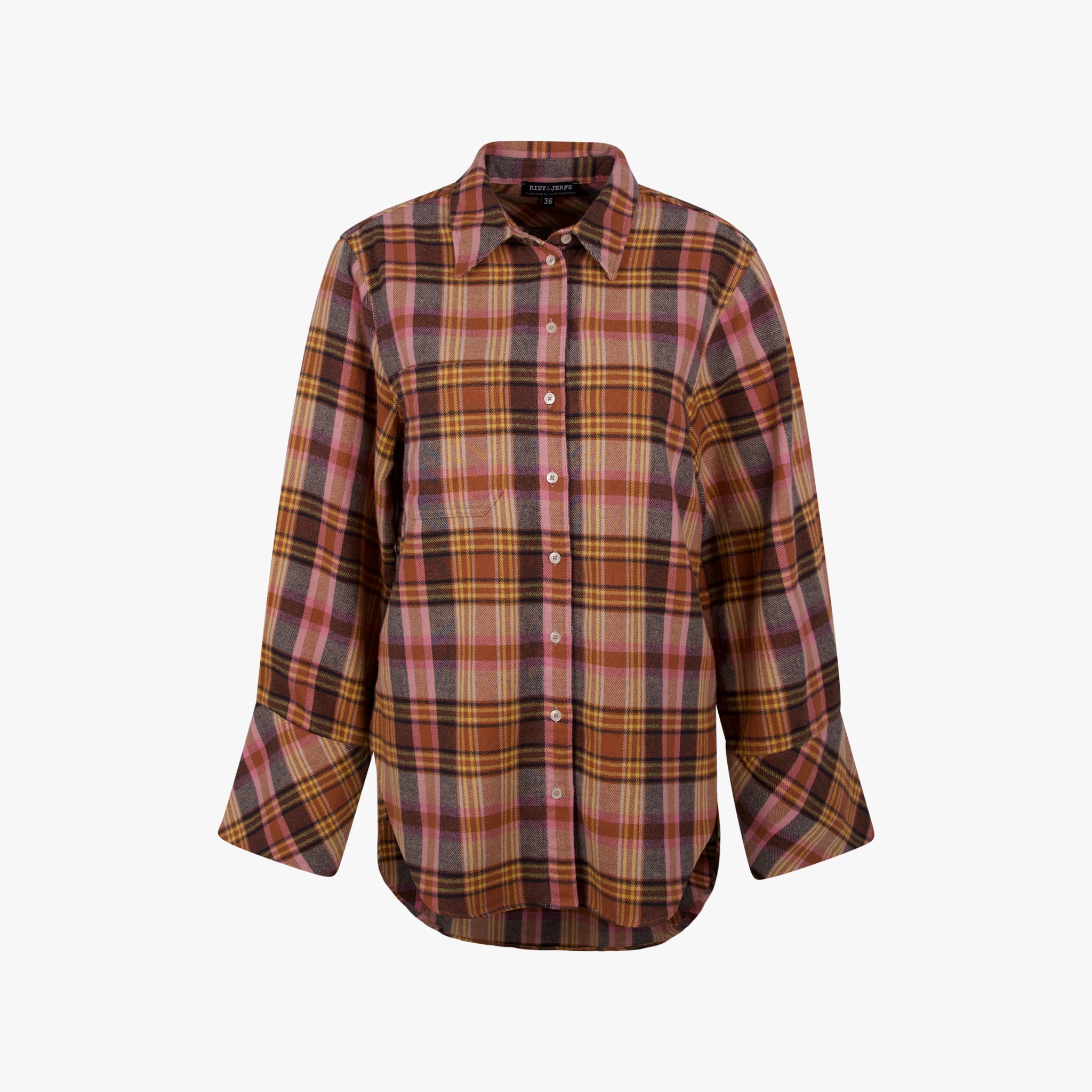 Risy & Jerfs Flanell Bluse Check | multicolor