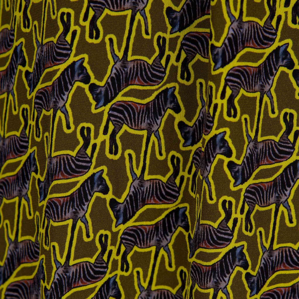 Risy & Jerfs Kleid Zebraprint | multicolor