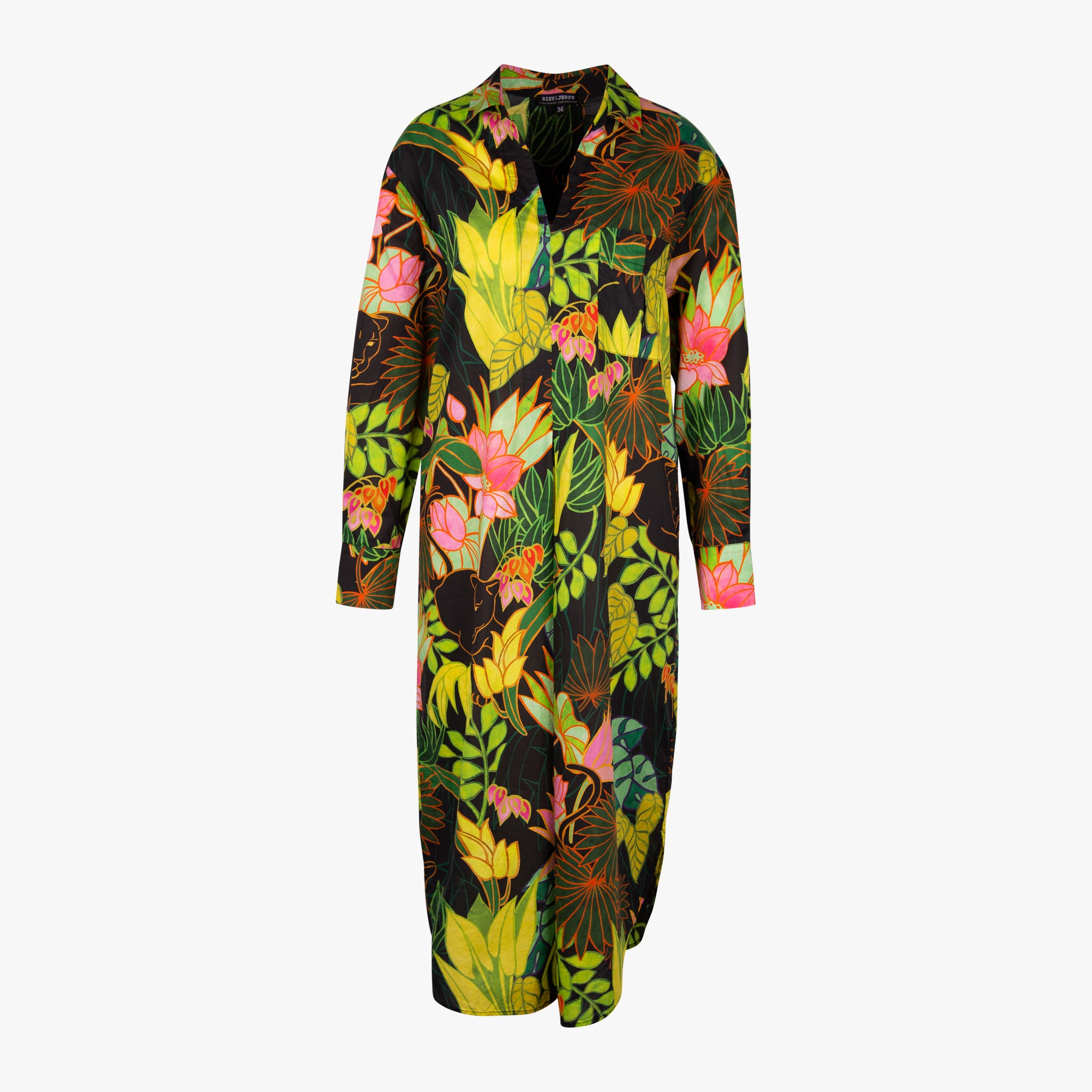 Risy & Jerfs Maxikleid Flowerprint | multicolor