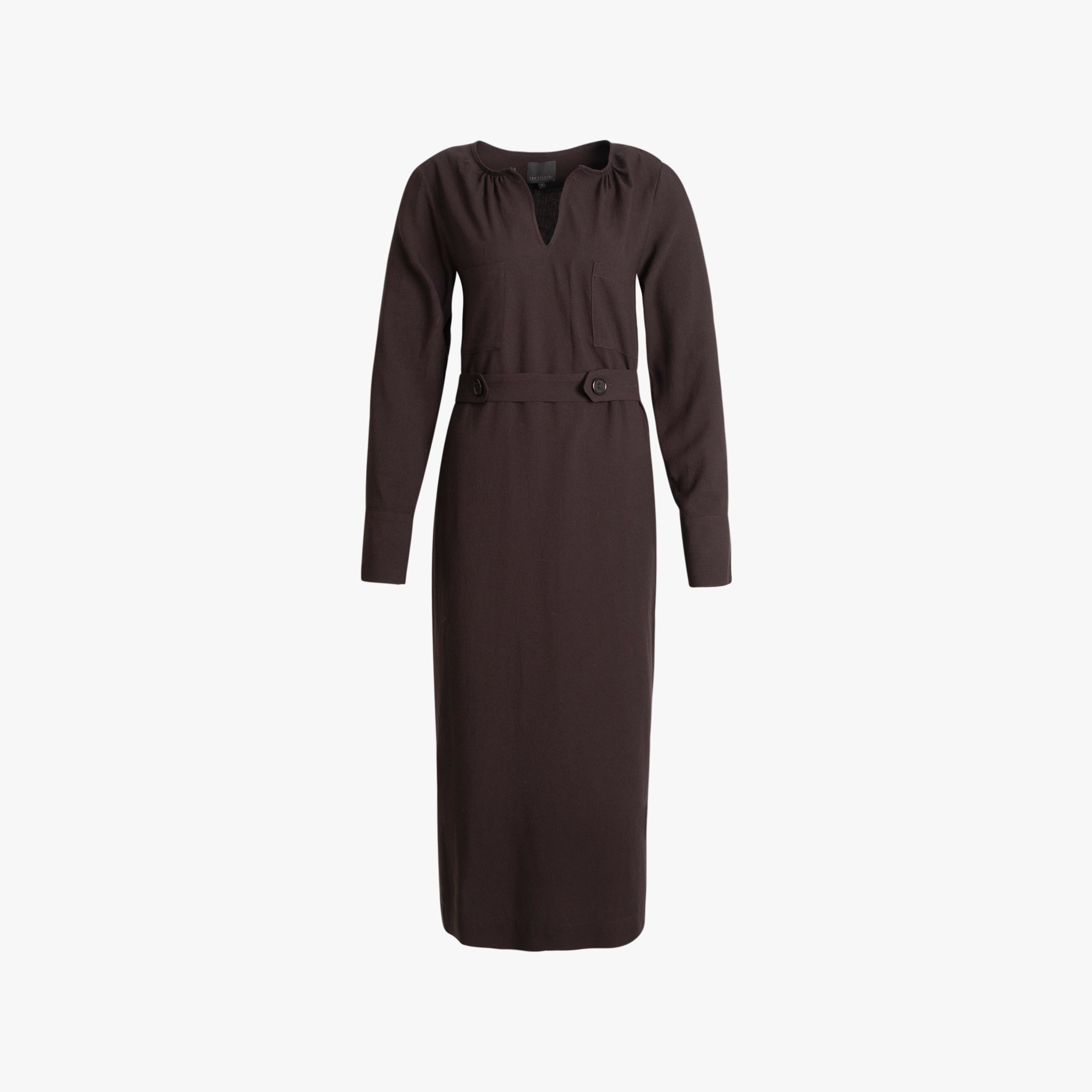 Kleid Gürtel | pflaume