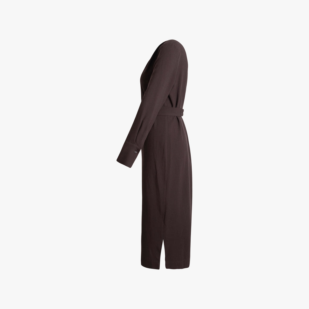 Kleid Gürtel | pflaume