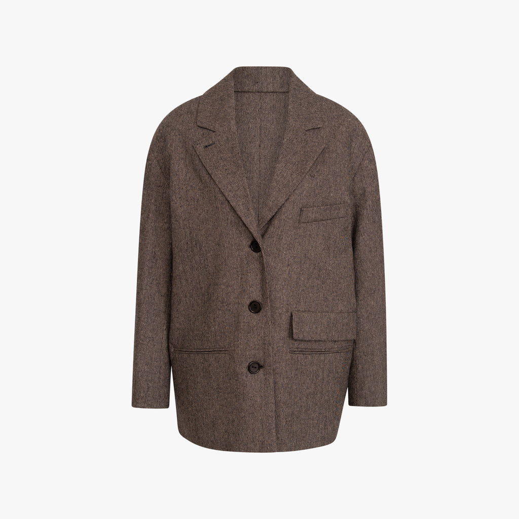 Blazer oversized | graumelange