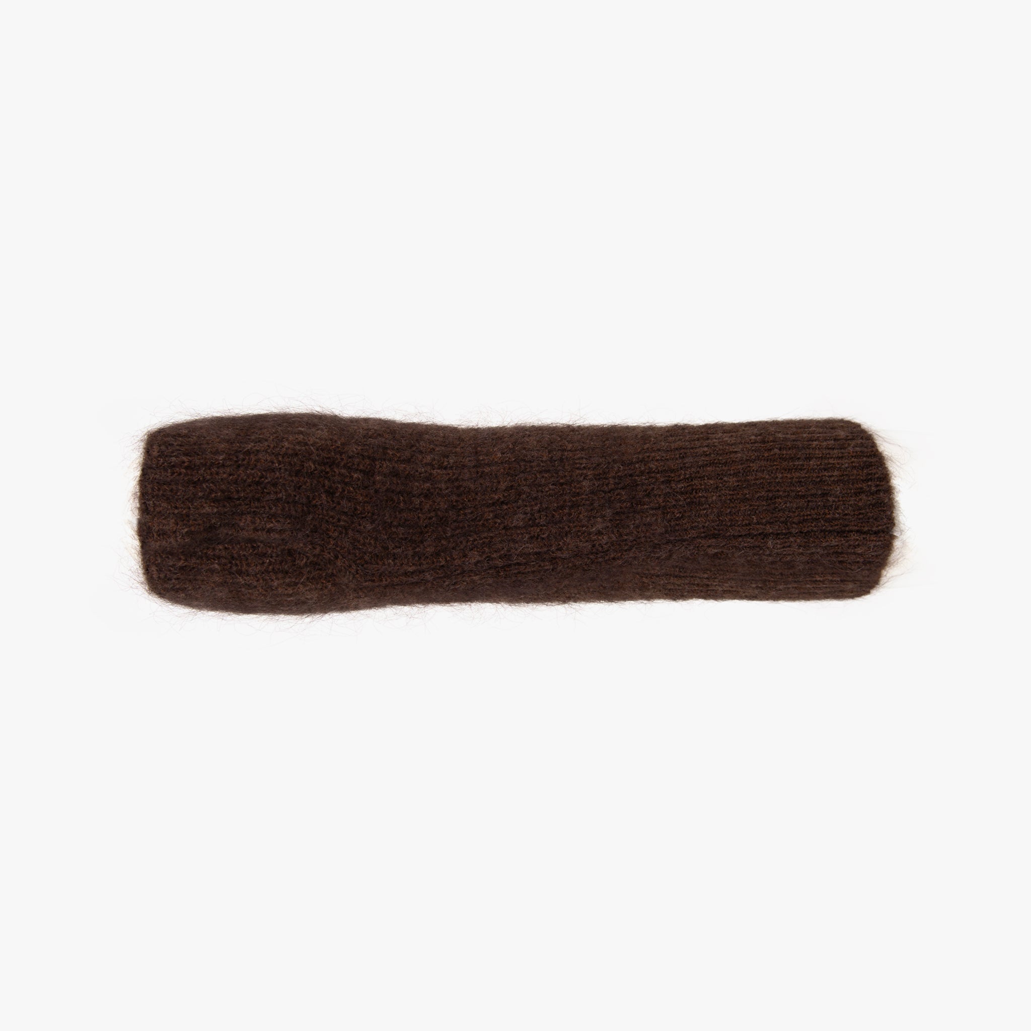 Handstulpe Mohairmix | dunkelbraun