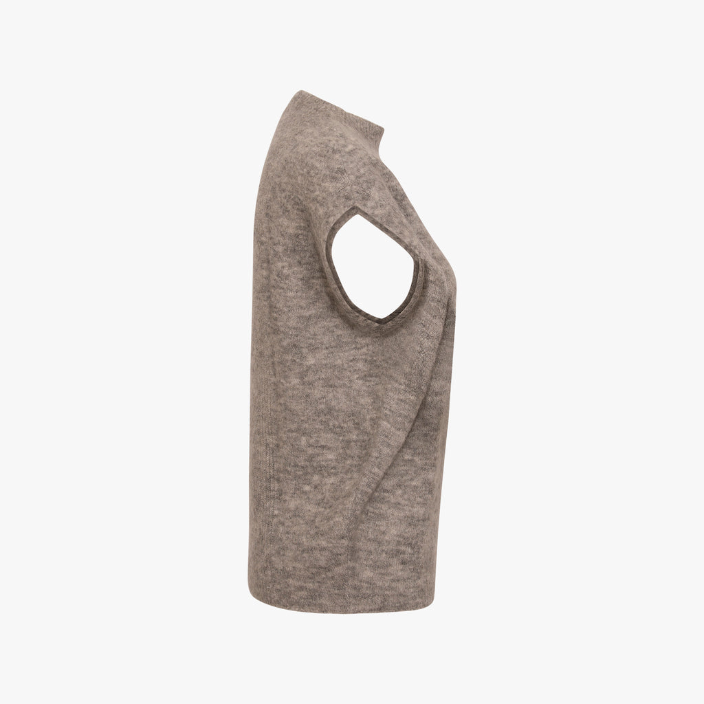 Pullunder oversized | graumelange