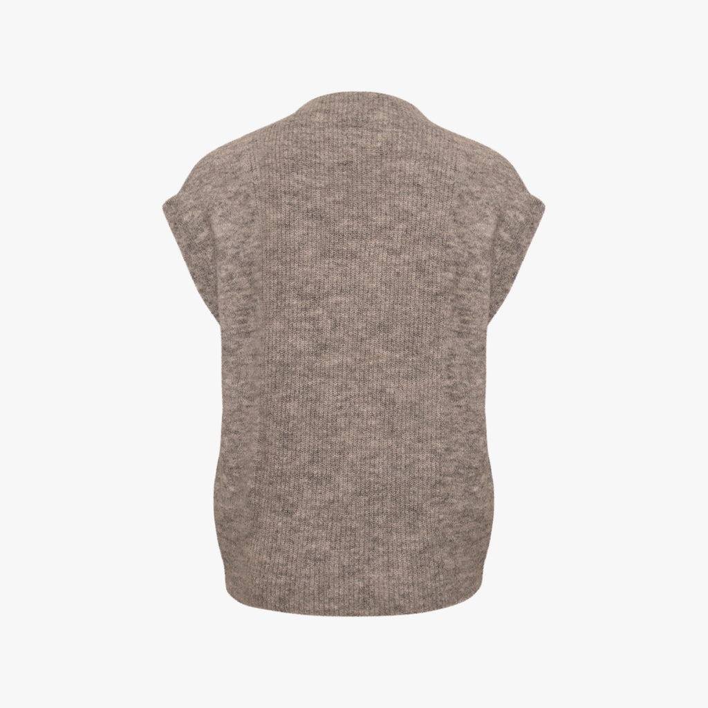 Pullunder oversized | graumelange