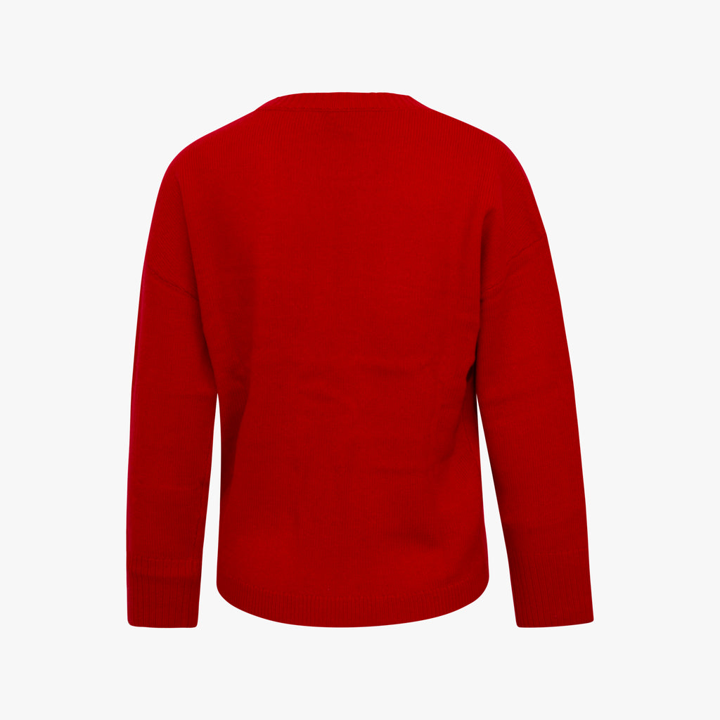 RH-Pullover uni | rot
