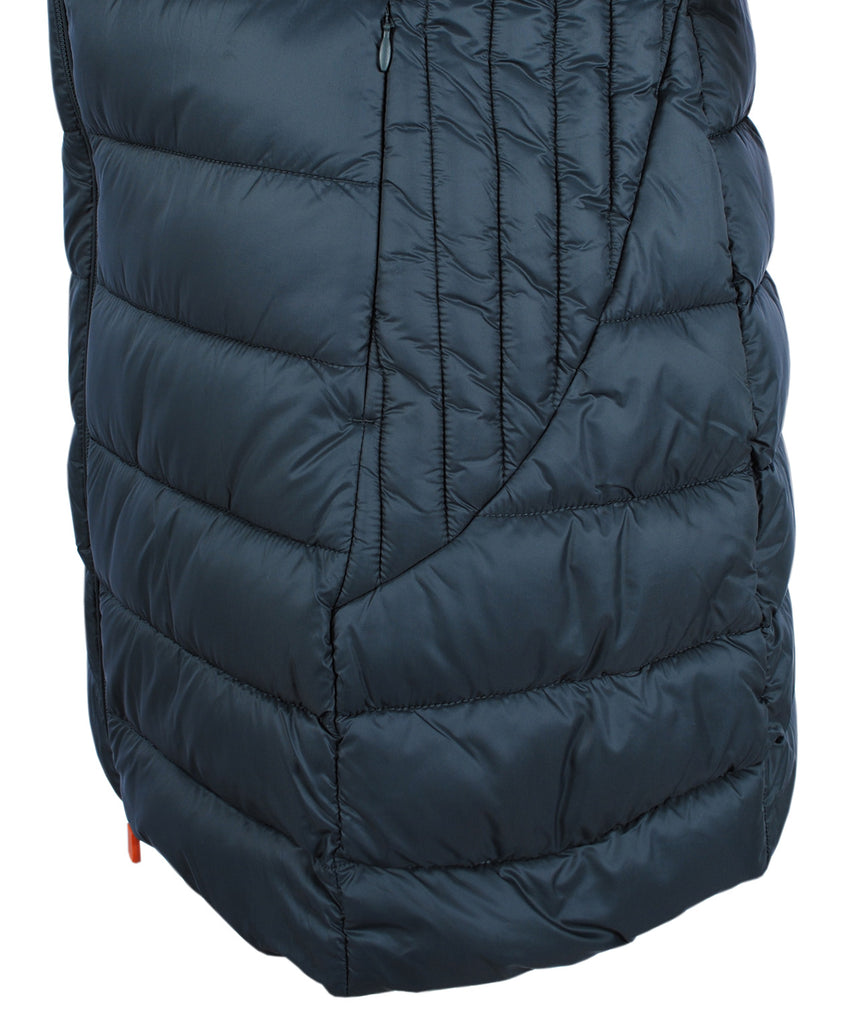 Leichter Steppmantel | graublau