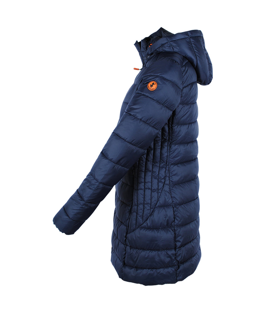 Leichter Steppmantel | blau