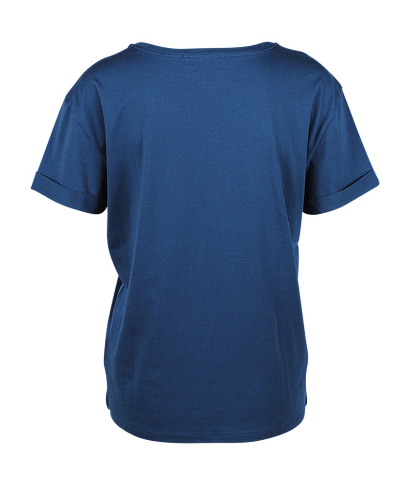 1/4 RH-Shirt Fabienne | blau