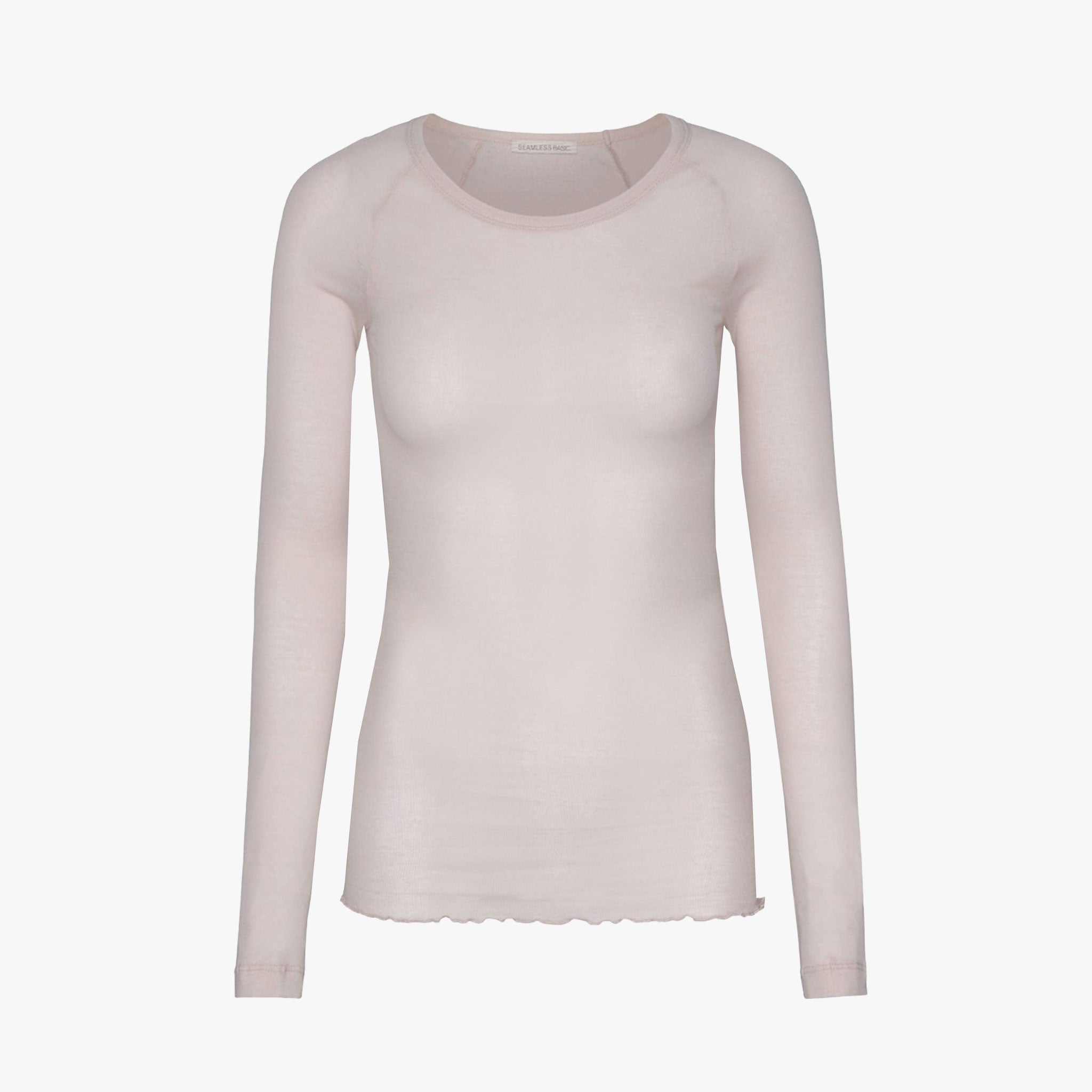 Seamless Basic Shirt Cotton Elvira | rose