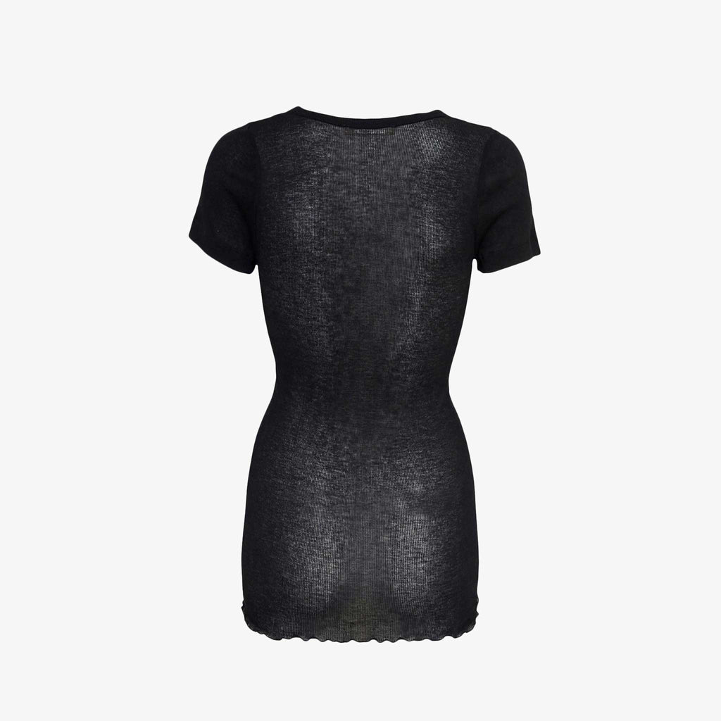 Seamless Basic Shirt Cotton | schwarz