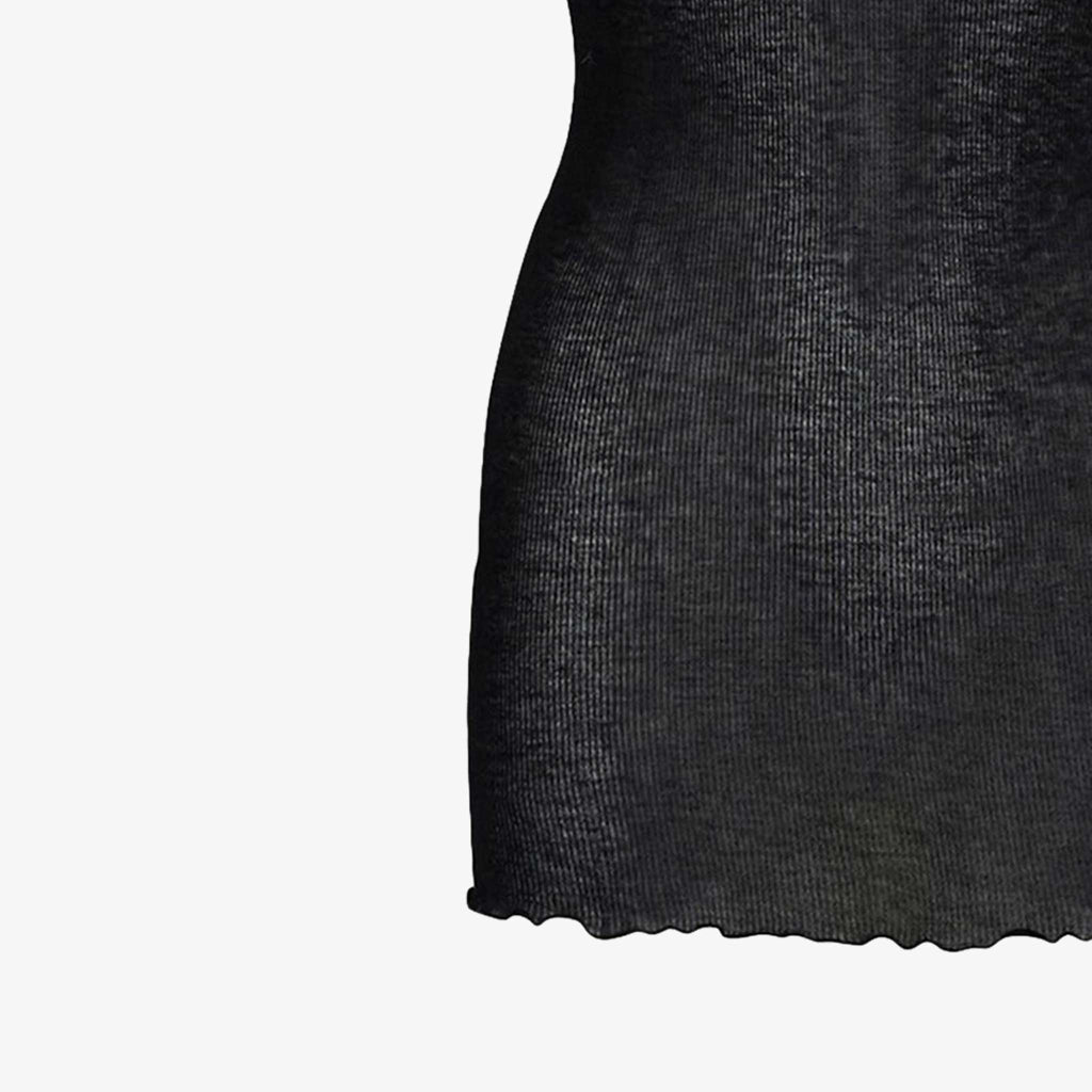 Seamless Basic Shirt Cotton | schwarz