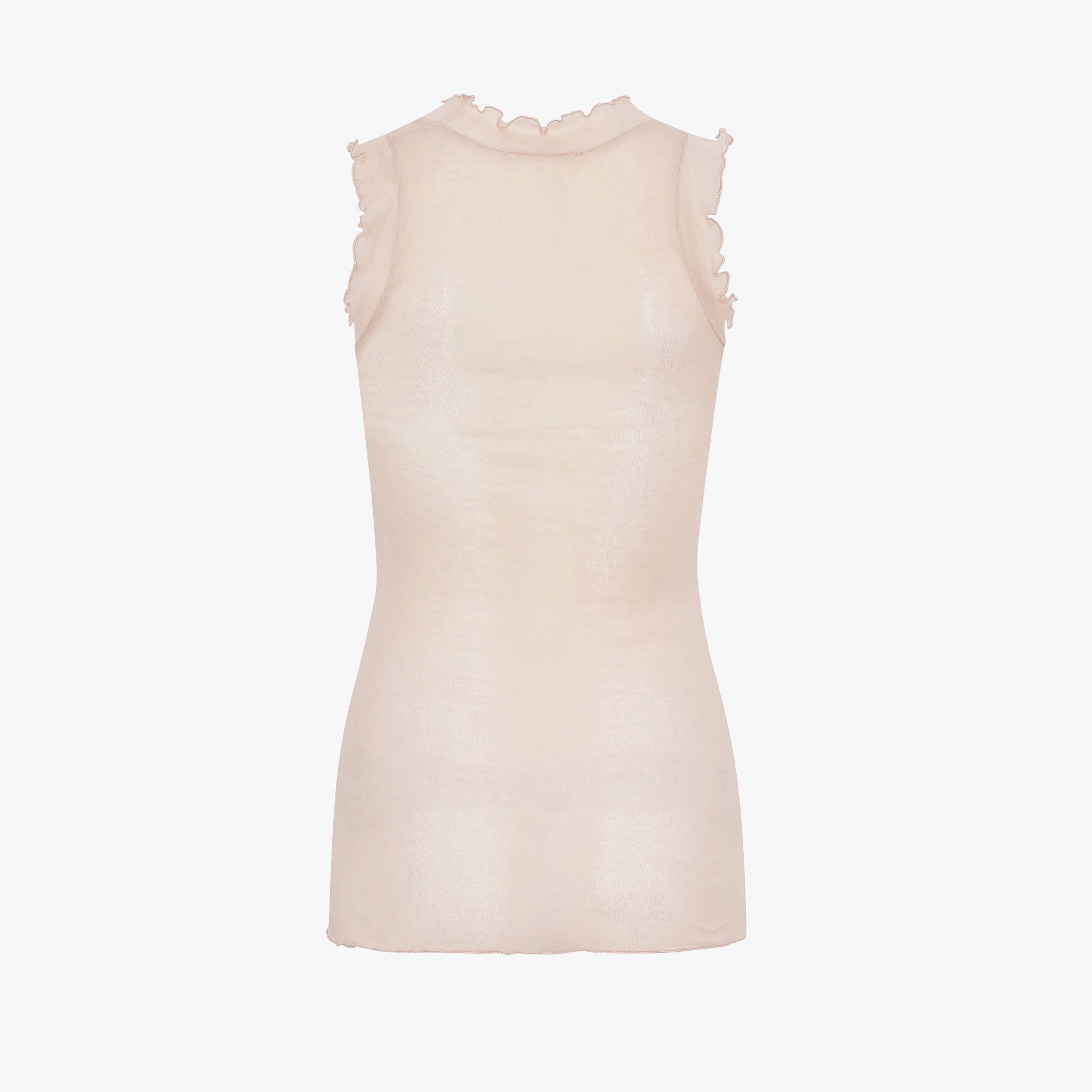 Seamless Basic Top Flounce | rose