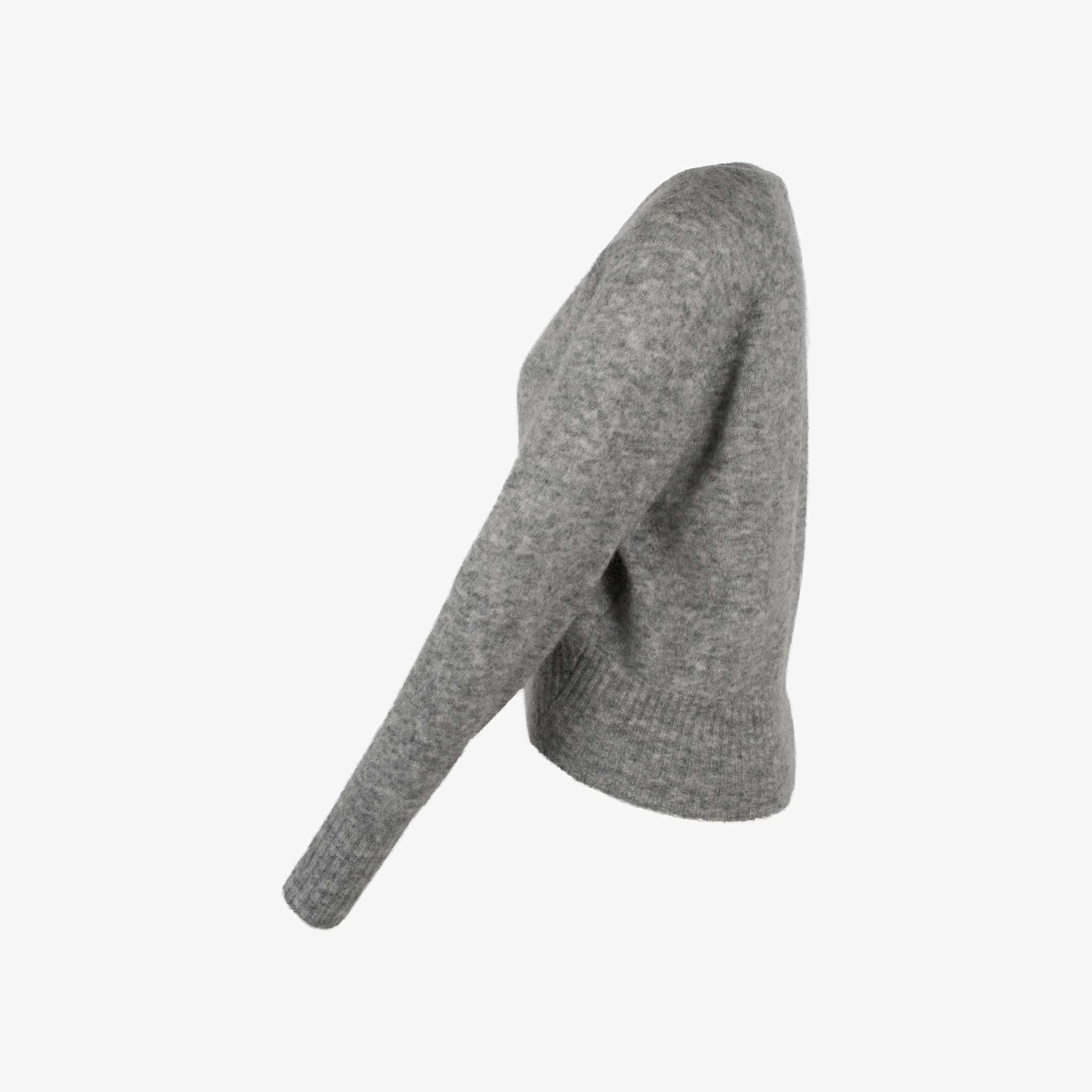 Brook Boxy Cardigan | grau