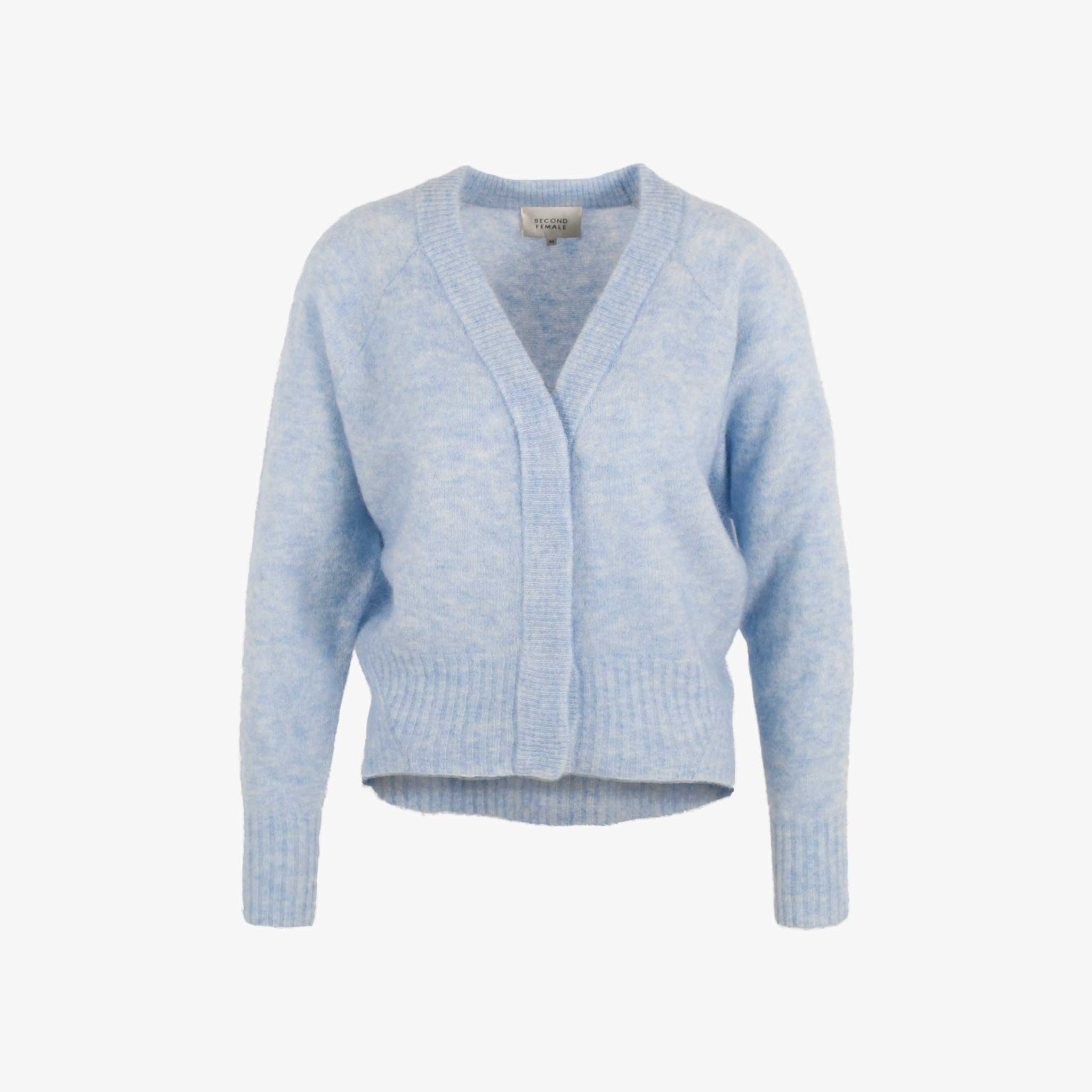 Brook Boxy Cardigan | hellblau
