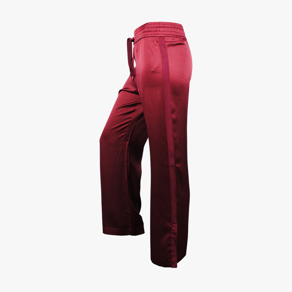 Hose weit Yva | dunkelrot