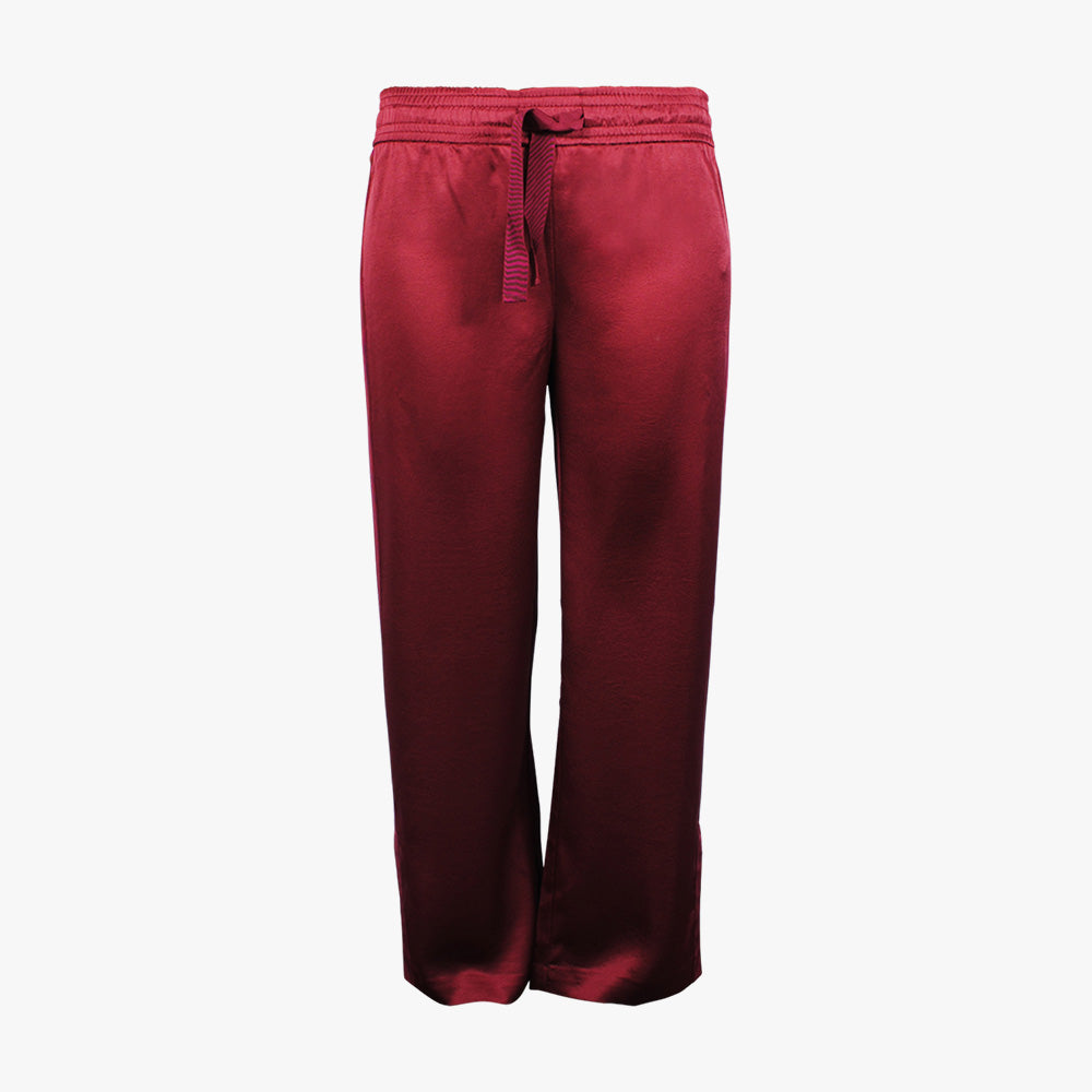 Hose weit Yva | dunkelrot