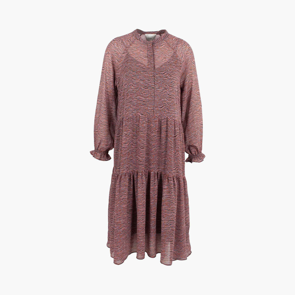 Midikleid Waveprint | multicolor